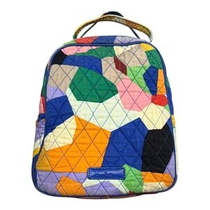 Vera Bradley Prism Patch Quilted Insulated Lunch Bag Multicolor Zip Cooler Bag